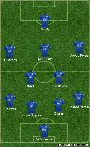 Leicester City Formation 2020