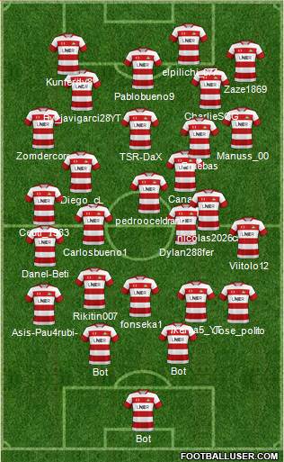 Doncaster Rovers football formation