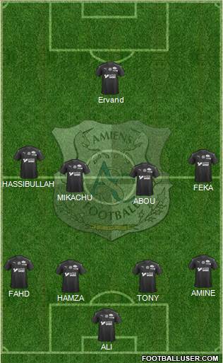 Amiens Sporting Club Football Formation 2020