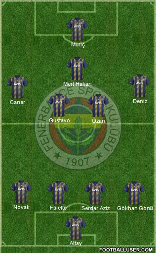Fenerbahçe SK Formation 2020