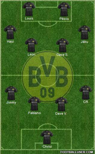 Borussia Dortmund Formation 2020