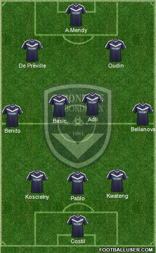 FC Girondins de Bordeaux Formation 2020