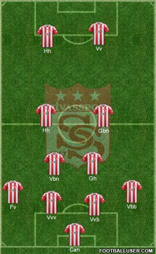 Sivasspor football formation