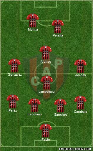 Patronato de Paraná football formation