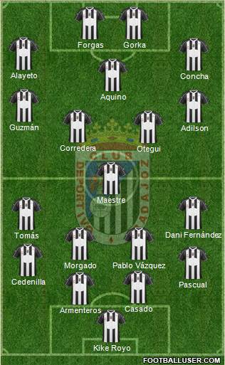 C.D. Badajoz S.A.D. Formation 2020