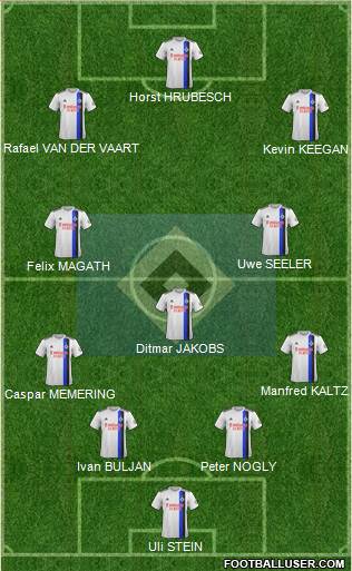 Hamburger SV football formation