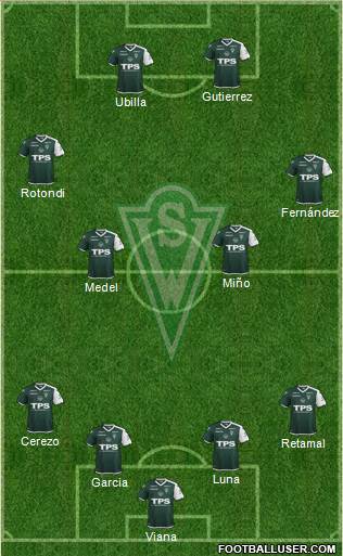 CD Santiago Wanderers S.A.D.P. Formation 2020