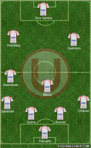 C Universitario D football formation