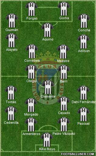 C.D. Badajoz S.A.D. Formation 2020