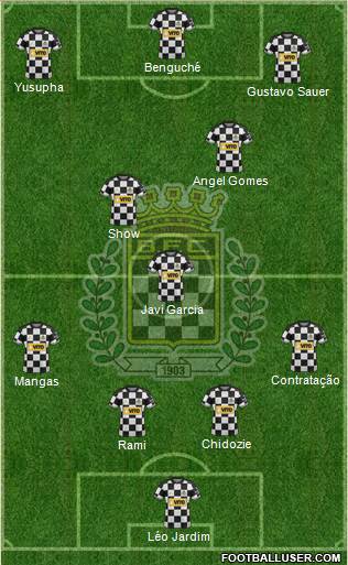 Boavista Futebol Clube - SAD 5-4-1 football formation