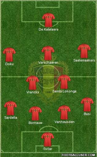 Belgium Formation 2020