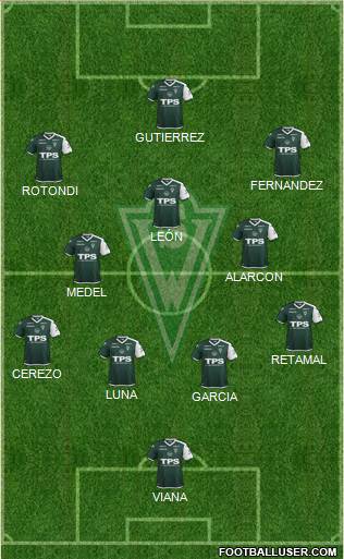 CD Santiago Wanderers S.A.D.P. Formation 2020