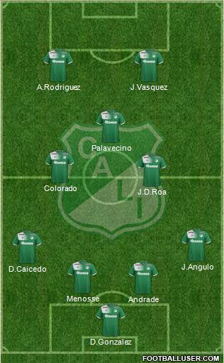 AC Deportivo Cali football formation