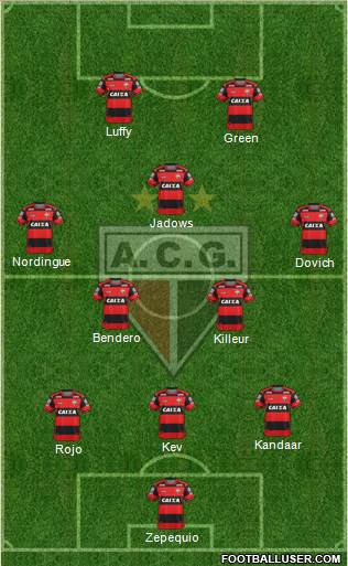 Atlético C Goianiense football formation