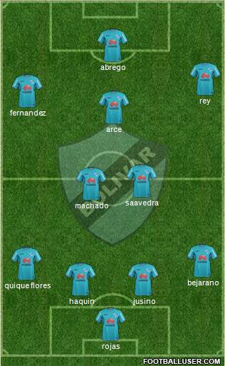 C Bolívar football formation