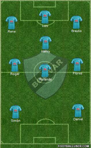 C Bolívar football formation