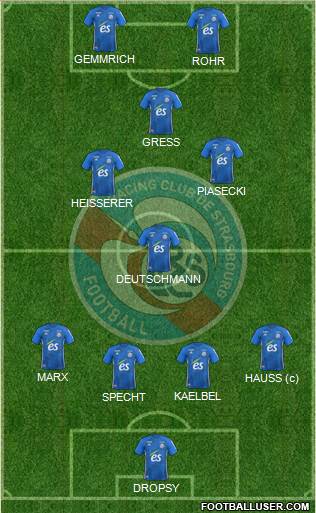 Racing Club de Strasbourg-Football Formation 2020