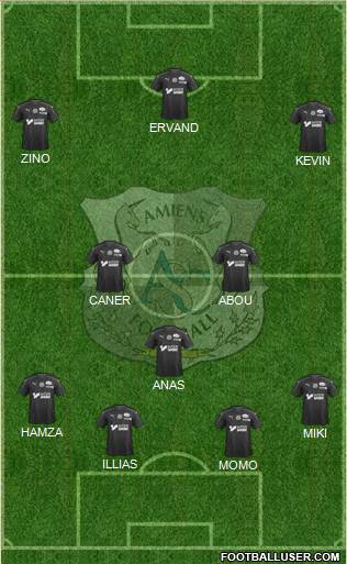 Amiens Sporting Club Football Formation 2020