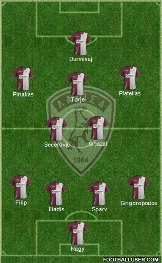 AE Larisa 1964 Formation 2020