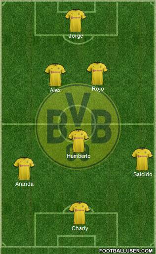 Borussia Dortmund Formation 2020