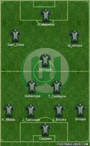 VfL Wolfsburg Formation 2020