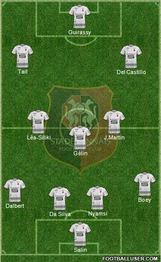 Stade Rennais Football Club Formation 2020