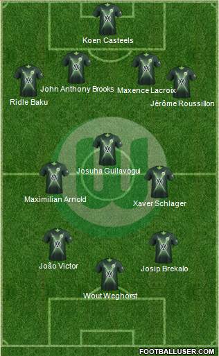 VfL Wolfsburg Formation 2020