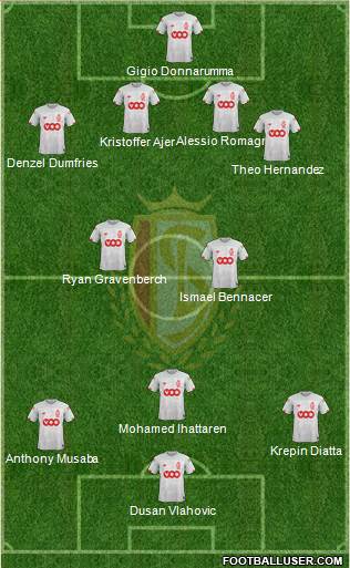 R Standard de Liège football formation