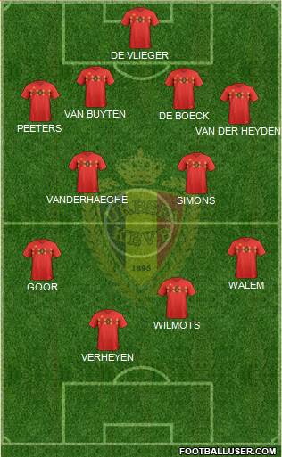 Belgium Formation 2020