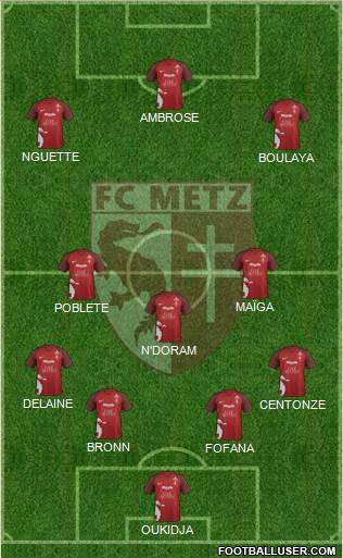 Football Club de Metz football formation