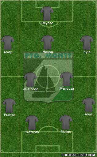 CD Puerto Montt football formation