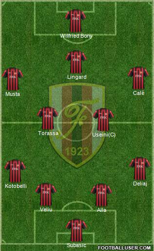 KS Flamurtari Vlorë Formation 2020