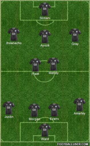 Leicester City Formation 2020