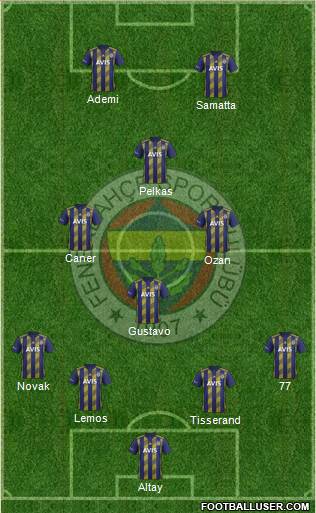 Fenerbahçe SK Formation 2020