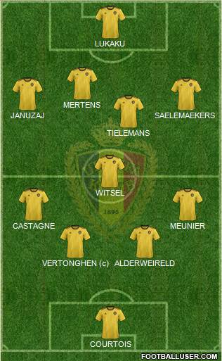 Belgium Formation 2020
