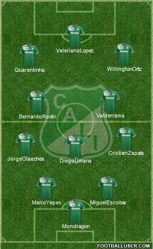 AC Deportivo Cali football formation