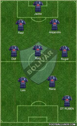 C Bolívar football formation