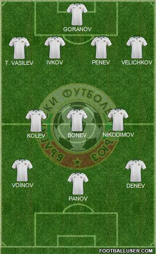 Bulgaria football formation