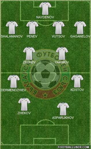 Bulgaria football formation