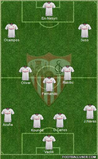 Sevilla F.C., S.A.D. Formation 2020