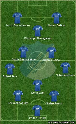 TSG 1899 Hoffenheim Formation 2020