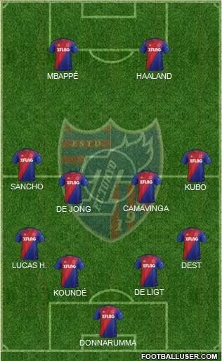 FC Tokyo Formation 2020