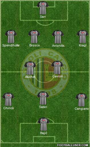 Ascoli 4-3-3 football formation