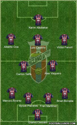 Yeclano Deportivo Formation 2020