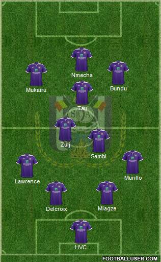 RSC Anderlecht Formation 2020