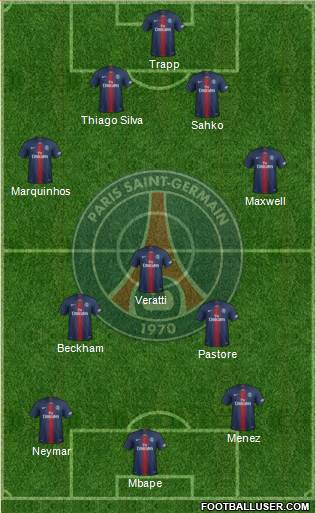 Paris Saint-Germain Formation 2020