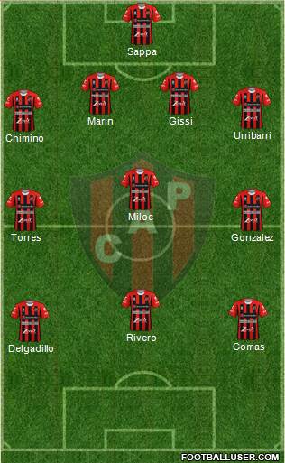 Patronato de Paraná football formation