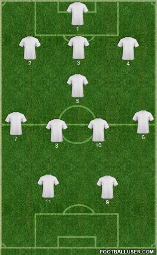 KF Ulpiana football formation