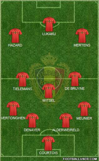 Belgium Formation 2020