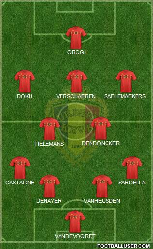 Belgium Formation 2020